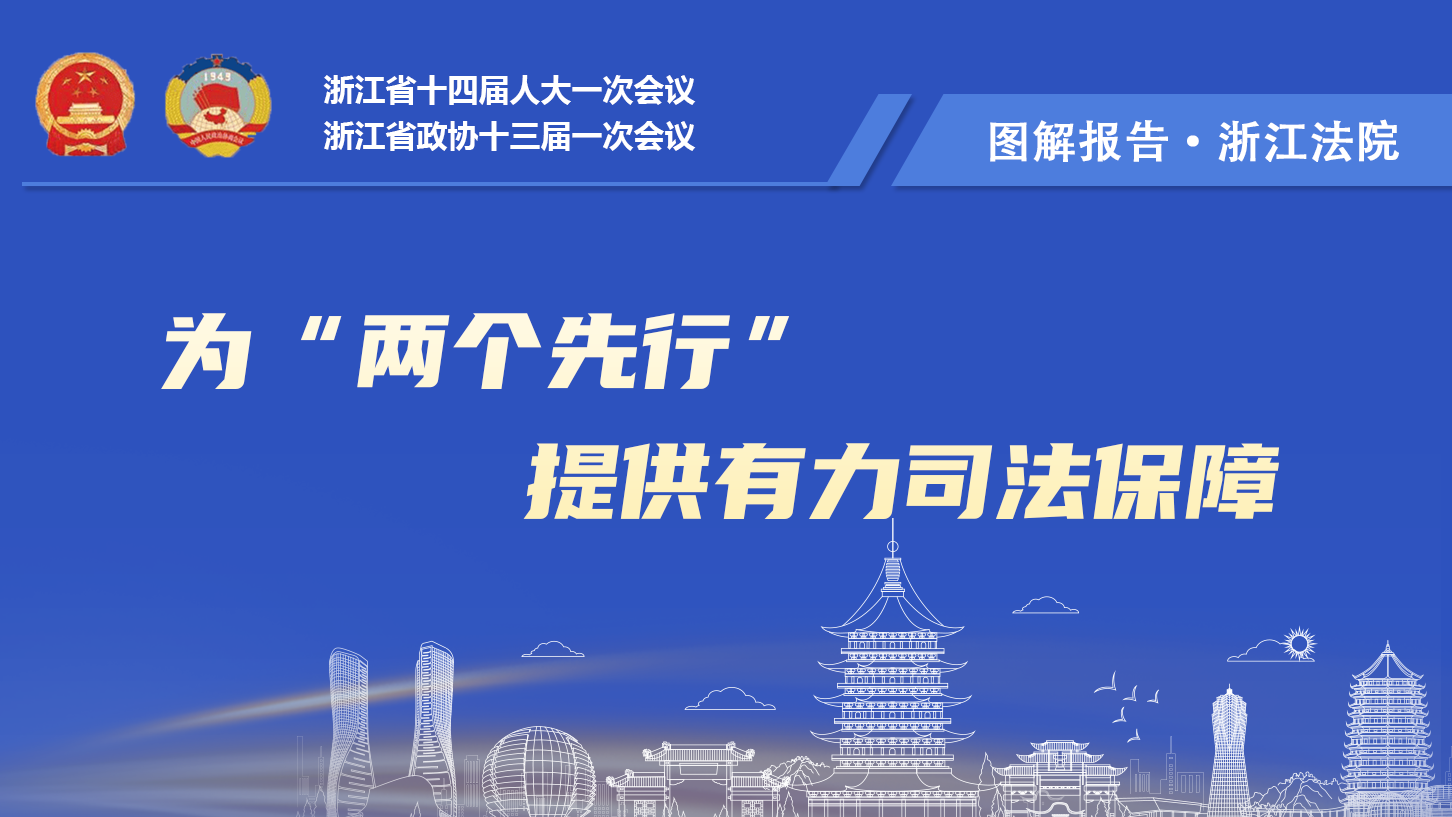 圖解報告丨浙江法院為&ldquo;兩個先行&rdquo;提供有力司法保障