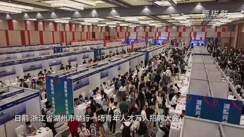 浙江湖州：青年人才招聘會點亮大學(xué)生就業(yè)路